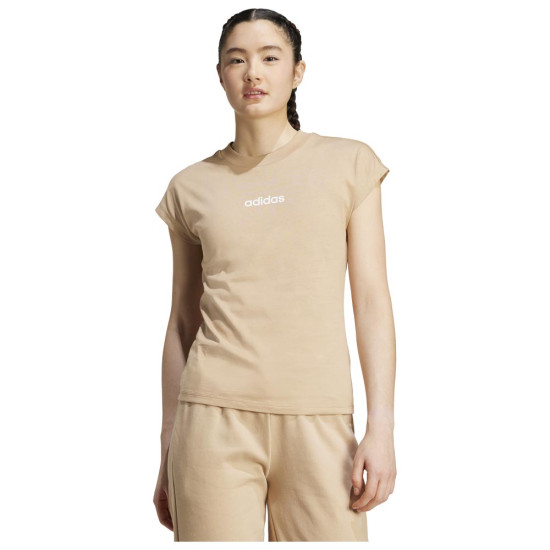 Adidas Γυναικεία κοντομάνικη μπλουζα Linear Single Jersey Tee